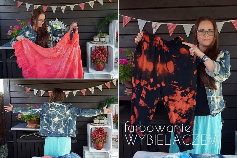 Efektywne wybielanie tie dye