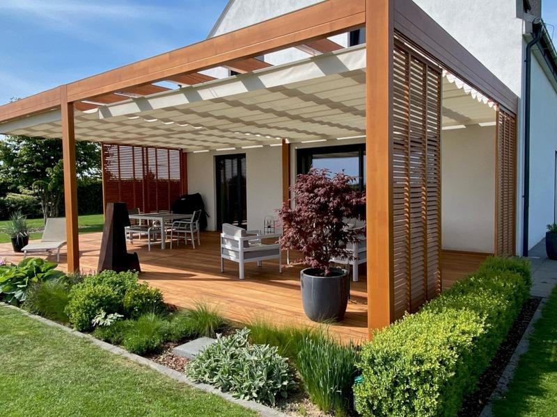 Wolnostojące pergole tarasowe