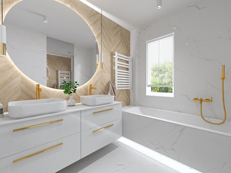 Minimalizm w łazience